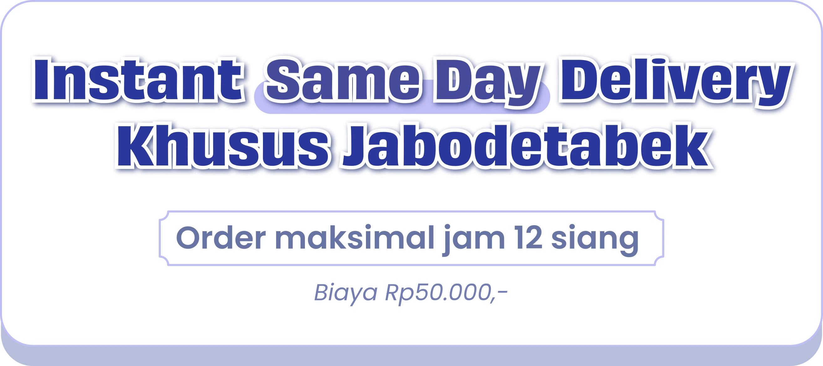 free delivery instant